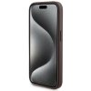 Zestaw Guess GUBPM5P15L4GEMGW iPhone15 Pro 6.1 hardcase + Powerbank 5000mAh MagSafe brązowy/brown 4G Metal Logo